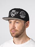 Бейсболка MITCHELL NESS арт. HS12816-LAKBLCK Los Angeles Kings NHL (черный / белый)